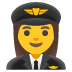 👩‍✈️ woman pilot display on Google